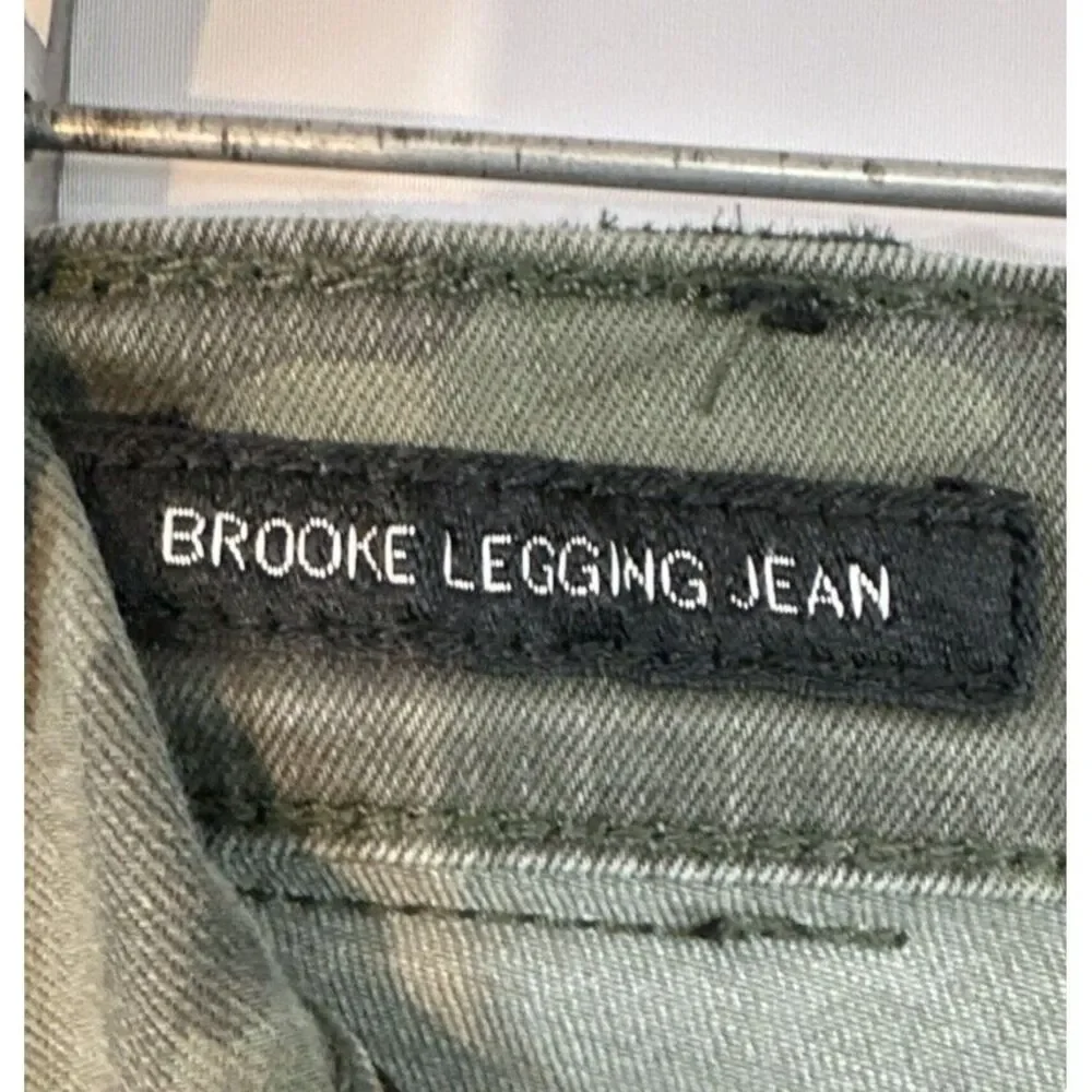 Lucky Brand Jeans Women' 4/27 (28x29) Brooke Legging Camo Mid Rise Stretch Denim - Picture 4 of 16